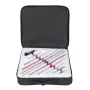 Stair Tread Template Tool Red-Gray Upgrade Stair Tread Gauge Measuring Jig Precision Stair Step Template Sturdy Building Material for Home Renovation