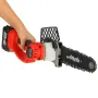 Mensela CS-L3 8Inch Cordless Brushless Electric Chain Saw W/ 4Ah Battery Rechargeable Chainsaw for Tree Trimming Branch Wood Cutting Woodworking Tool
