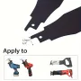 3pcs Steel Reciprocating Saw Blade Set Uncharged Power SK5 Blades for Tile Removal