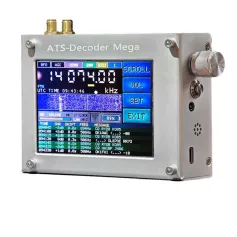 Decodificador ATS AMNVOLT Si4732 Receptor de rádio de banda completa FM AM LW MW SW SSB DSP Receptor com código de licença oficial H-RADIO 4.2