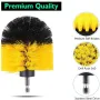 5PCS Drill Brush and Power Scrubber Set Versatile Cleaning Solution with Extendable Attachment High Quality Polyester Fiber Easy Installation & Car Polishing Tool Kit