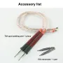 GLITTER 75A Adjustable Spot Welding Pen with Superior 3mmx70mm Welding Needles 25²/35²/50² Options Versatile and Efficient Design suitable for Various Welding Applications