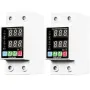 40A 63A Rated Current Automatic Reclosing Protector with Overvoltage Undervoltage Overcurrent Protection Real-Time Dual Digital Display Adjustable Current 230-280V Voltage Protection
