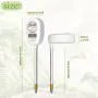 4-in-1 Multifunctional Soil Tester with Light Moisture Nutrient and PH Detection Ideal for Indoor Plants Greenhouses and Home Gardening Adjustable Bending Angle for Convenient Use