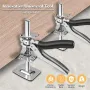 120kg Capacity Carbon Steel Tile Leveling Clips Labor-Saving Arm Jack Door Panel Drywall Lifter with Adjustable Handy Home Improvement Tool