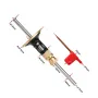 Wheel Marking Gauge Woodworking Marking Scriber Kit with 10 Replacement Cutters Solid Metal Bar Wood Scribe Tool for Carpenter