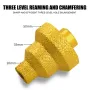 Brazed Pagoda Drill Bit M10 M14 Brazed Diamond Tower Drill Tile Stone Rock Plate Drill Reaming Integrated Bit Diamond Tools