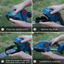 Cordless 2-in-1 Hedge Trimmer and Grass Shear 18V Rechargeable for Weeding and Pruning Compatible with Batteries Precision Cutting Garden Tool with Charger and Batteries