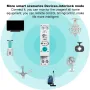 Smart WiFi Circuit Breaker with Remote Control Voice Activation Adjustable Over Current Protection Energy Metering Easy Installation for Efficient Home Power Management