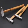 GREENER Carbon Steel Geological Hammer Rock Pick Hammer Wood Handle Hand Tools