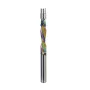 HONGDUI Compression Flush Trim Router Bit 1/4 Inch Shank 1/4 Inch Cutting Dia. Pattern Bit Bottom Bearing Double BB
