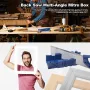 Wood Cutting Clamping Miter Box 22.5/45/90 Degree Saw Guide Angle Tool Multi-angle Jig Kit DIY Tools ABS Saw Cabinet