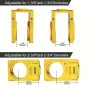1-3/8\ - 1-3/4\ Door Lock Installation Kit with Guide Template and Door Lock Hole Saw for Wooden Doors/Windows