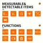 CZDANG High-Precision Digital Multimeter USB Rechargeable Large LCD Display Accurate Measurements Ideal for Electrical Troubleshooting and Maintenance