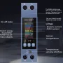 Din Rail AC Monitor KWS-303WF/KWS-303L/KWS-303 8-in-1 100-290V 40A Power Factor Frequency KWH Meter WiFi Control