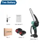 Drillpro Electric Cordless Chain Saw 3000W 18V Baterai Motor Brushless 8-Inci Alat Pemotong Berkecepatan Tinggi Kompatibel dengan Baterai