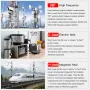 MESTEK EMF02R Electromagnetic Radiation Detector High Voltage Line Magnetic Field Radiation Instrument Intensity Interference Electromagnetic Wave Home High Frequency Detection