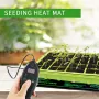 Energy Efficient Seedling Heat Mat with Six-Stage Adjustable Temperature Controller Plant Germination Heating Pad Perfect for Indoor Gardening and Hydroponics
