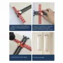 Localizzatore professionale per fori per maniglie con distanza regolabile, scala precisa per la foratura di fori per maniglie di porte e facile installazione