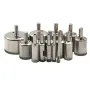 15PCS 15mm-50mm Diamond Drill Bits Hole Saw Diamond Drill Bit Set For Diamond Coating Carbon Steel For Glass Ceramics Porcelain Ceramic Tile