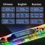 SEQUER SI012 Pro Max TS-B2 Saldatore OLED portatile con luce ambiente colorata Menu cinese, inglese e russo Punte per saldatore TS applicabili Supporto PD|QC|Alimentatore a batteria 3S-6S