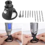 HSS Router Drill Bit Electric Grinder Locator Drill Holder Dremel Rotary Burrs Tool Wood Stone Metal Root Carving Milling Cutter