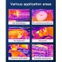 MUSTOOL M2 Thermal Camera 256 x 192 IR High Resolution with Visual Camera for Android 25Hz Refresh Rate, Dual-Lens Thermal Imaging Camera for Smartphones and Tablets, PC