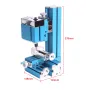 XENDOLL W104MB 60W 20000rpm Mesin Bubut Kayu Mini Mesin Bubut Putar Logam Mesin Bubut Kayu Bermotor Pengerjaan Logam DIY Alat CNC