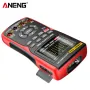 ANENG AOS02 9999 Sayım Dijital Profesyonel Osiloskop Multimetre 48M/S 10MHZ PC Dalga Formu Veri Depolama True RMS Transistör
