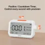 Atuman MT2 3in1 Multifunctional Hygrometer Alarm Clock Timer -9.9°C~60°C LCD Display Temperature Humidity Monitor Accurate Environmental Monitoring
