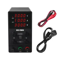 NICE-POWER SPS3010 Digital Power Supply 0-30V 0-10A Four-Digit Display USB 5V2A Adjustable Knobs Stable DC Output
