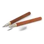 GANWEI Woodworking Marking Knife Wood Handle Scribing Marking Gauge Tool Wood Carving DIY Art Drawing Knife Hand Carving Knife