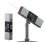AtuMan DUKA LI1 2 em 1 transferidor a laser duplo, régua de nível digital recarregável, medição de linha de ângulo arbitrário de 360 graus