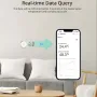 Sonoff SNZB-02P Zigbee 3.0 温度湿度センサー 高精度スイスセンサー カスタムアラート 履歴分析 多用途取り付け Alexa対応