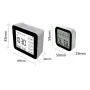 13 in 1 Tuya WIFI Intelligent Thermometer Hygrometer Indoor Accurate Temperature Humidity Gauge Monitor with Time/Calendar/Alarm Display Support Remote APP Control for Home Office