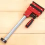 2 Packs 16 Inch Heavy-duty Parallel F Clamps Bar Clamps 95mm Throat Depth 700KG Clamping Force for Woodworking and Metalworking