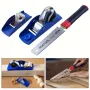 Set di pialla a mano RUITOOL 3 pezzi con corpo in ferro, utensili manuali per la lavorazione del legno con mini sega giapponese TPI 17, pialla a fondo piatto, modalità di alimentazione non carica