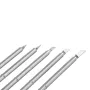 T65 Soldering Iron Tip Set 5 PCS Lead-Free Metal High Longevity Anti-Blackening Coating Efficient Soldering Performance Superior Thermal Conductivity