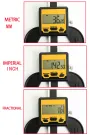 ETOPOO Dijital Derinlik Ölçer Alüminyum Alaşımlı 0-80MM Aralığı Çok İşlevli Alet Yüksek Hassasiyetli 0.01MM Çözünürlüklü LCD Ekranlı Ahşap İşleme Mutfak Aletleri ve Elektronik Cihazlar için