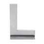 DIN875-2 100x70mm 90 Degree Angle Corner Square Ruler Wide Base Gauge Woodworking Tool