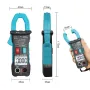 ZT-QB1 Digital Current Clamp Meter Multimeter BSIDE T-RMS Voltmeter DC/AC Voltage Resistance NCV Hz Capacitor Ammeter Meter