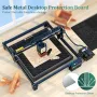 SCULPFUN H3 400x400mm Laser Cutting Honeycomb Panel Workbench Suitable for Diode, CO2 Laser Engraving Machine Professional metal clamps Easy to Observe Desktop Protection