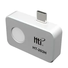 Câmera termográfica HT-203H com tela de 256x192 25Hz -15°C a +550°C USB tipo C Câmera infravermelha portátil de alta resolução