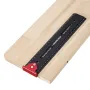 Marking T Ruler Durable Home Scribing Measuring Ruler With Hook Stop Multifunction Carpentry Hand Tools For Woodworking High Precision Portable Rectangle
