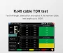 Testador de cabo coaxial de rede NetMaster MT6810 OTDR com localizador de falhas de fibra óptica. Localize com eficiência interrupções e obstruções de cabos.