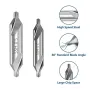 6PCS M2 High-Speed Steel Center Drill Bits Set Metalworking Tools 60-Degree 1.0-5.0mm Countersink Lathe