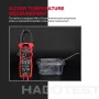 HABOTEST デジタルクランプメーター マルチメーター 高精度 DC 電圧および AC 電流測定ツール バックライト付き 懐中電灯 自動電源オフ 多用途