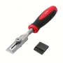 9 Inch Wood Carving Chisel Chrome Vanadium Steel Ergonomic Handle for DIY Woodworking Sharp Cutting Edge Versatile Tool