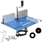 Router Table Insert Plate Router Lift 240x200x5mm for 65mm Diameter CNC Woodworking Universal Trimmer Table Bench