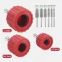 1 Set Copper Pipe Cleaner Set For Power Drill Tube Cleaning Brush Cleans Copper Pipes Tubes And Fittings For Soldering